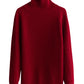 Pull Femme en Laine Mérinos 100 % – Col Roulé Tricoté Cachemire Automne Hiver