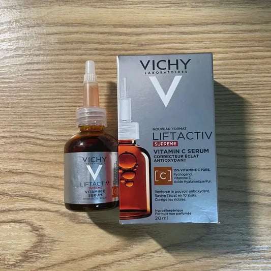 Vichy – Sérum Rajeunissant 16% Vitamine C + Acide Hyaluronique, Crème Réparatrice à l’Acide Salicylique, Hydratation et Réparation de la Barrière Cutanée