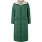 Manteau Long Femme Hiver – Veste Chaude en Laine & Polaire avec Capuche, Style Casual Chic | F-laglam.