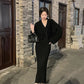 Ensemble Femme Hiver 2 Pièces – Robe Pull Tricotée & Haut Loose, Outfit Bodycon Chic Coréen Streetwear.