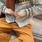 Cardigan Femme Vintage Col Rond – Tricot Boutonné Style Coréen Hiver 2025.