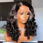 Perruque lace front 13x4 ondulée bouclée – cheveux humains 250% densité sans colle