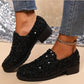 All-matching Gommino Flat Shallow Mouth Sequin Casual Shoes.