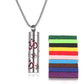 Aromatherapy Pendant Perfume Bottle Essential Oil Titanium Steel.