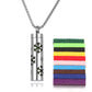 Aromatherapy Pendant Perfume Bottle Essential Oil Titanium Steel.