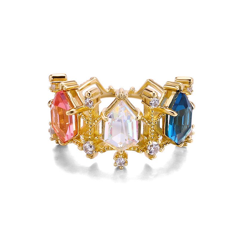 Aurora Crystal Lamp Ring.
