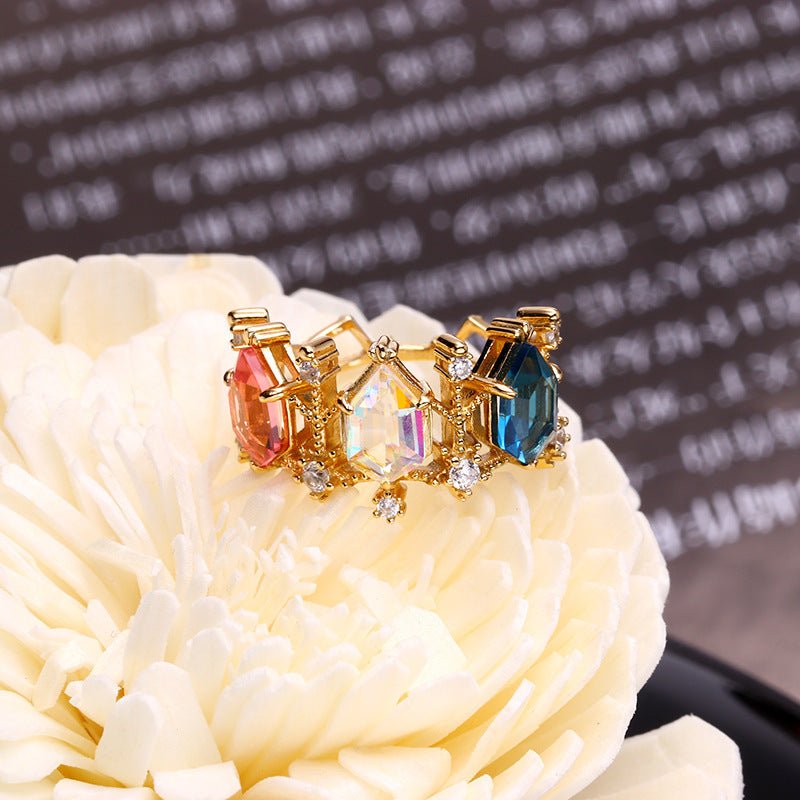Aurora Crystal Lamp Ring.
