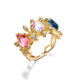 Aurora Crystal Lamp Ring.