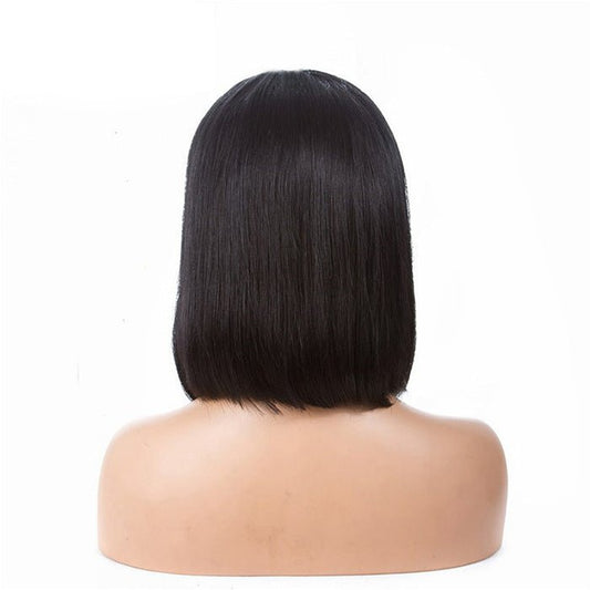 Bobo head black wig.