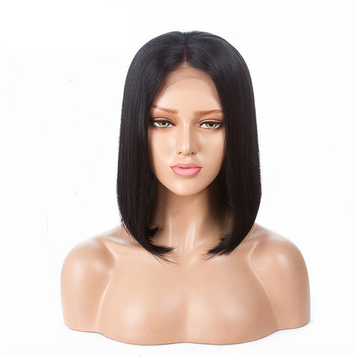 Bobo head black wig.