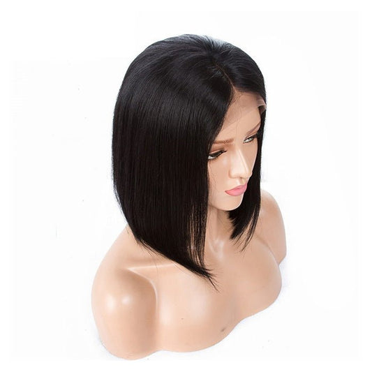 Bobo head black wig.