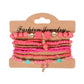 Bohemian Handmade Beads Bracelet Set For Women Summer Colorful Beaded Chain Bangle Men Boho Jewelry Accessories Stone Beads Chain Handmade Bangle Female Fashion Party Jewelry Gift.