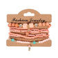 Bohemian Handmade Beads Bracelet Set For Women Summer Colorful Beaded Chain Bangle Men Boho Jewelry Accessories Stone Beads Chain Handmade Bangle Female Fashion Party Jewelry Gift.