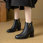 Bottines Femme 2025 – Bout Pointu & Détail Cristal.