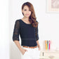 Causal Blusa Chemise Femme Plus.