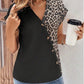 Chemise  Pour Femmes Col En V Avec  Et Manches Chauve-souris.