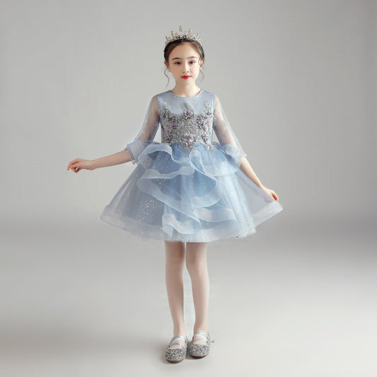 Children Dress Princess Dress Girl Girl Host Evening Dress.