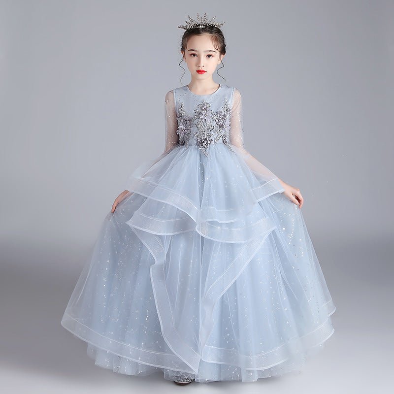 Children Dress Princess Dress Girl Girl Host Evening Dress.