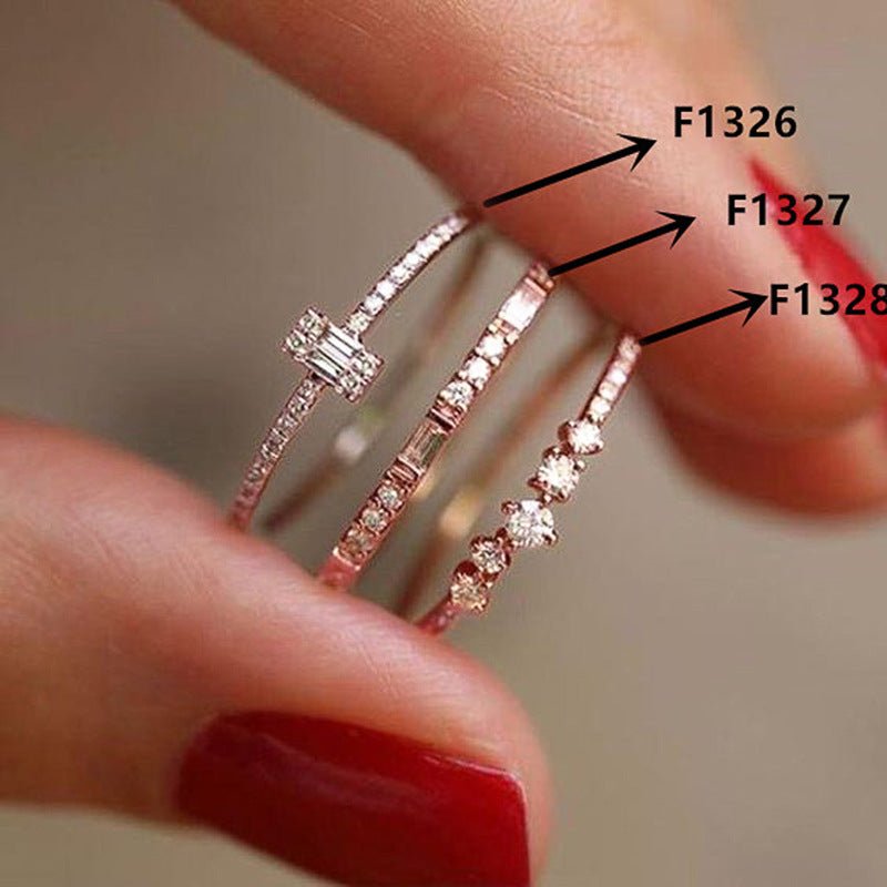 Cold Ring Female Special-interest Design.