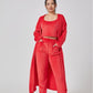 Cozy Pajama Set, 3 Piece Lounge Set, Cute Loungewear, Warm Suit Sets, Matching Set, Lounge Set, 3 Piece Pant Sets, Women Winter Dress.