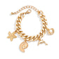 Creative Boho Conch Dolphin Starfish Pendant Choker Necklace Bracelets Women Trendy Vintage Tassel Chain Grunge Jewelry Fashion Jewelry.