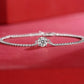 Cuban Luxury Fashion Set Mosan Diamond Silver Jewelry Comparable To Natural Diamond Bracelet.