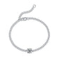Cuban Luxury Fashion Set Mosan Diamond Silver Jewelry Comparable To Natural Diamond Bracelet.