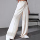 European And American New Women's Trousers Solid Color Casual Straight Pants.