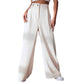 European And American New Women's Trousers Solid Color Casual Straight Pants.