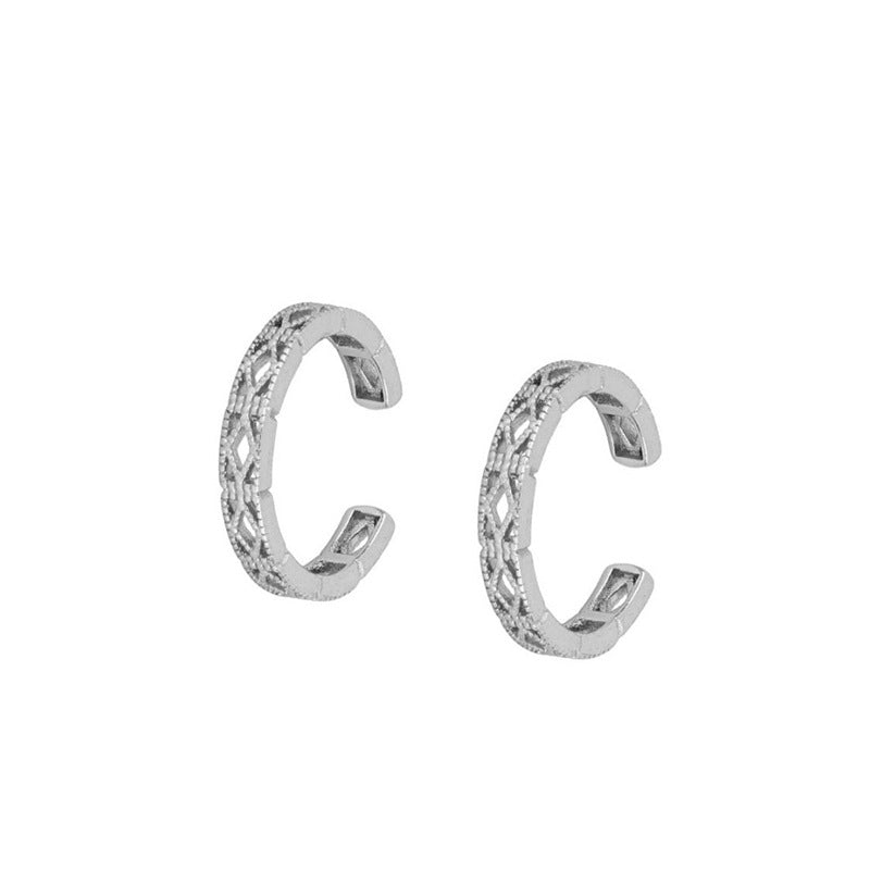 European And American Zircon Ear Clip Eardrops Hours Ear Ring.