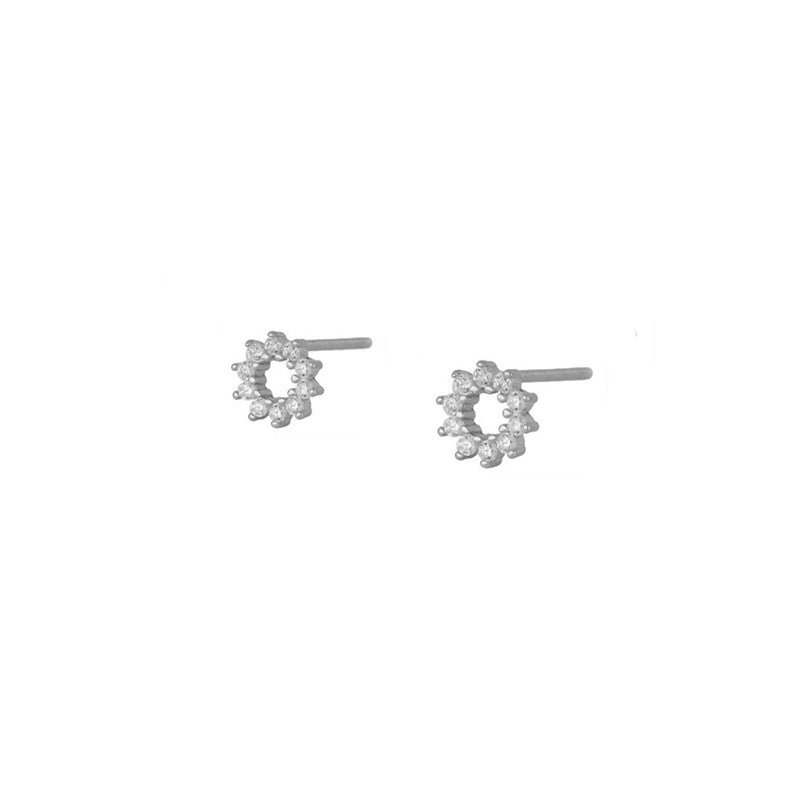 European And American Zircon Ear Clip Eardrops Hours Ear Ring.