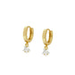 European And American Zircon Ear Clip Eardrops Hours Ear Ring.