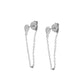 European And American Zircon Ear Clip Eardrops Hours Ear Ring.