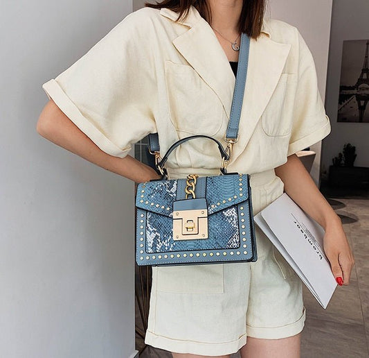 Fashion Alligator Women Shoulder Bags.