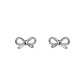 Fashion Hollowed-out Bowknot Thread Stud Earrings.