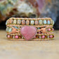 Fashion Irregular Heart Multi-layer Winding Bracelet.