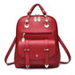 Female bag fashion PU leather dual-use backpack.
