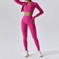 Fitness Clothing Shockproof High Waist Yoga Clothing Three Piece Set.