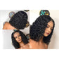 Frontal Human Hair Double Suction Water Wave BOB Wig.