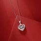 Heart To Have Your Luxurious Fashion Diamond Pendant Necklace Set With Mosan Diamond Silver Ornaments.