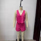 High Waist Casual Pants Shorts Suit Women.