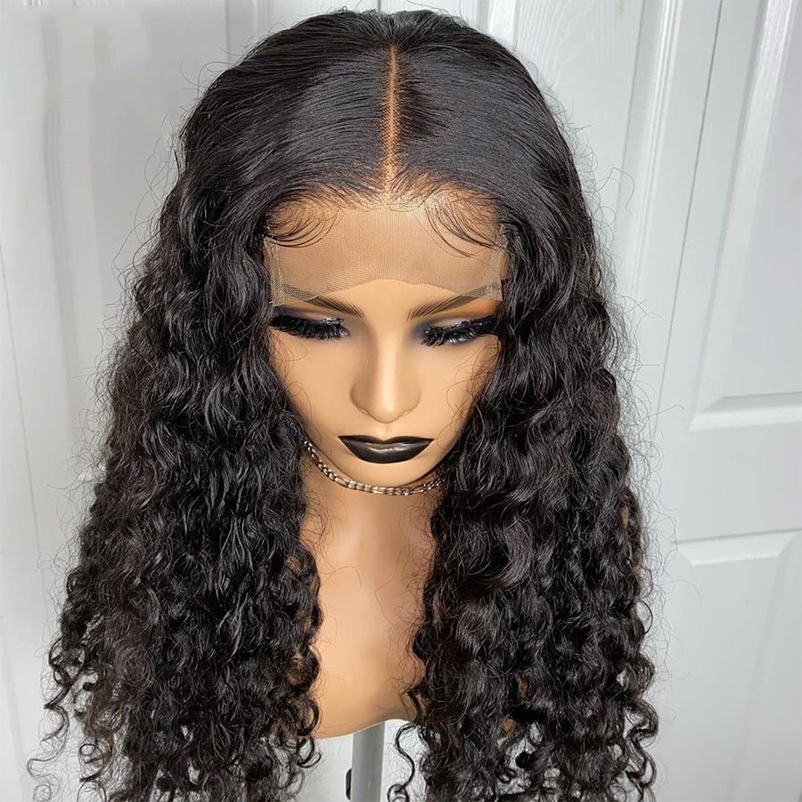 Human Hair With Small Curly Hair And Long Hair Sets.