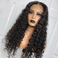 Human Hair With Small Curly Hair And Long Hair Sets.