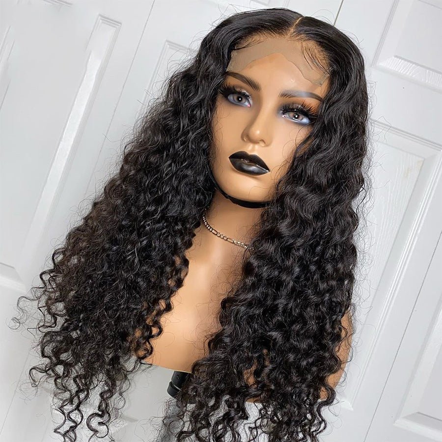 Human Hair With Small Curly Hair And Long Hair Sets.