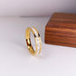 INS Rings Titanium Steel Couple Single And Double Row Diamond Ring.