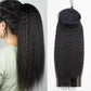 Ladies Bandage Real Hair Ponytail Cornbeard Piece.