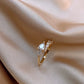 Light Luxury Minority High-grade Full Diamond Snake Ring.