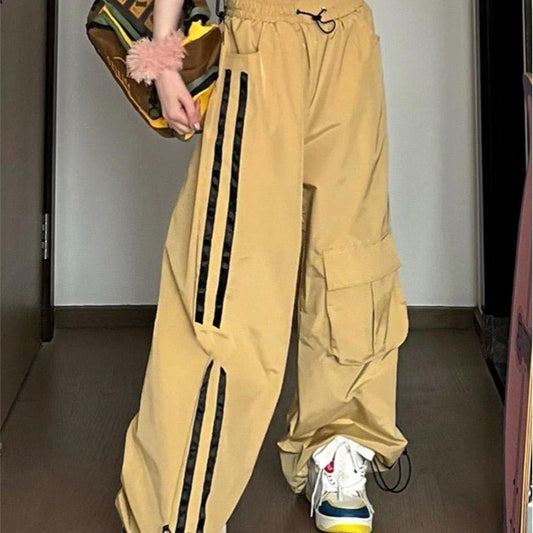 Loose Fitting High Waisted Sports Pants For Women.