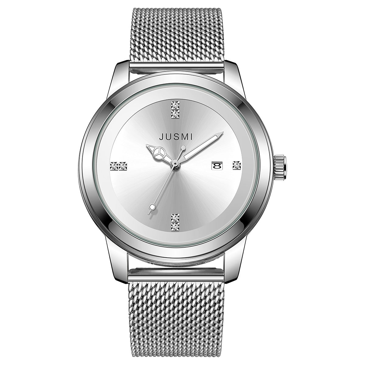 Men's Mesh Strap Watch Quartz Watch.