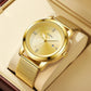 Men's Mesh Strap Watch Quartz Watch.